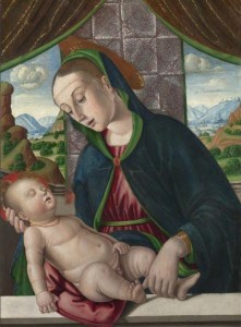 Virgen con niño de Giovanni de Santi 